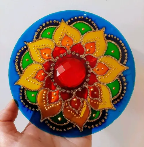 Mandala Colorida 15cm