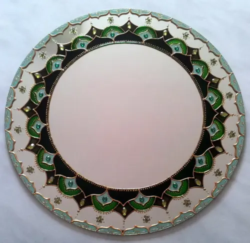 Mandala Decorativa Verde 30cm