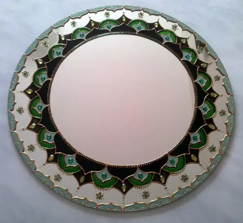 Mandala Decorativa Verde 30cm