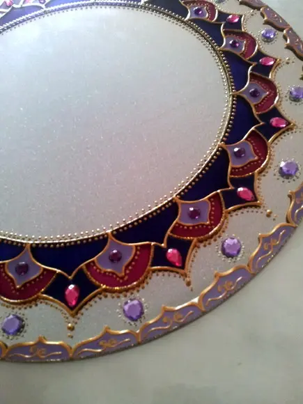 Mandala Decorativa Violeta 30cm