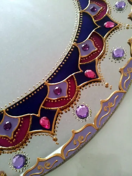 Mandala Decorativa Violeta 30cm