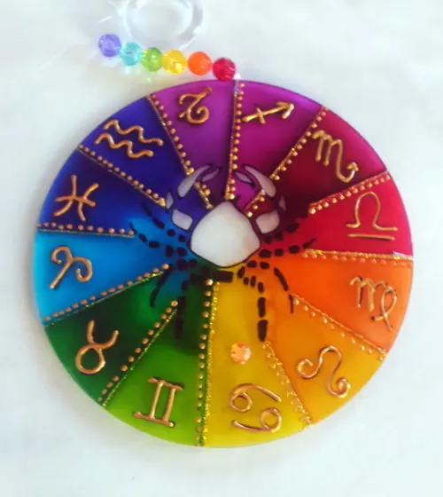 Mandala do Signo de Câncer 12cm