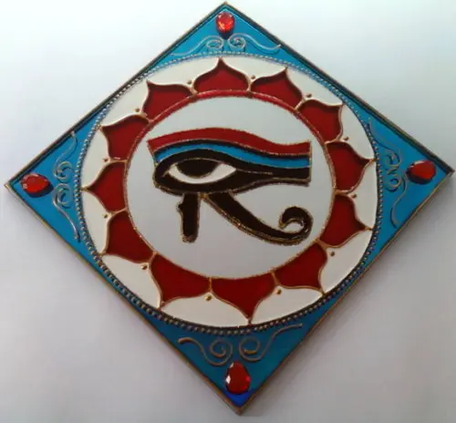 Mandala em Espelho Olho de Hórus 15cm