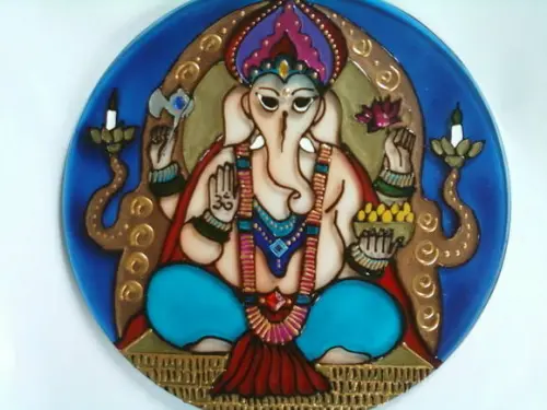 Mandala Ganesha 20cm de Parede