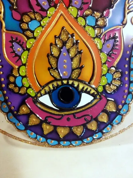 Mandala Mão de Hansa 15cm