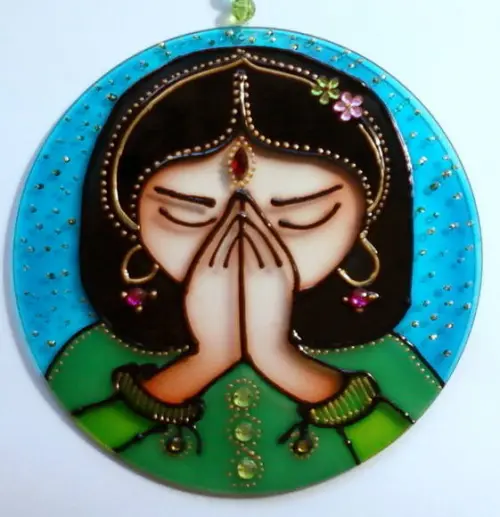 Mandala Namastê 15cm