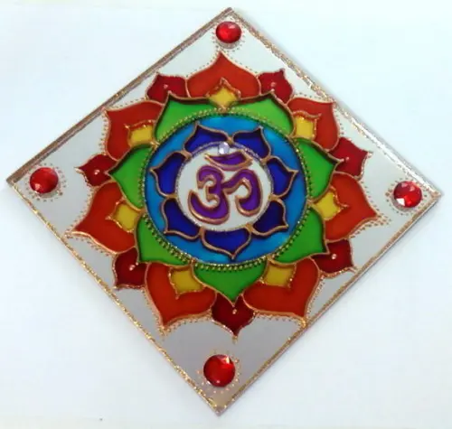 Mandala Om 7 Cores 15cm