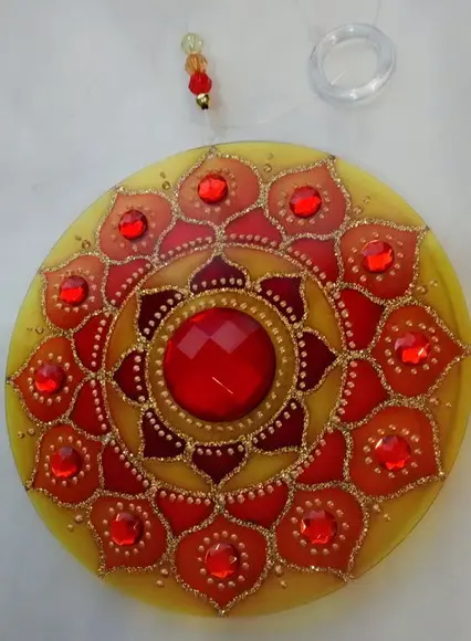 Mandala Prosperidade Acrílico 15cm