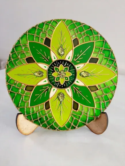 Mandala Saúde para Mesa 15cm
