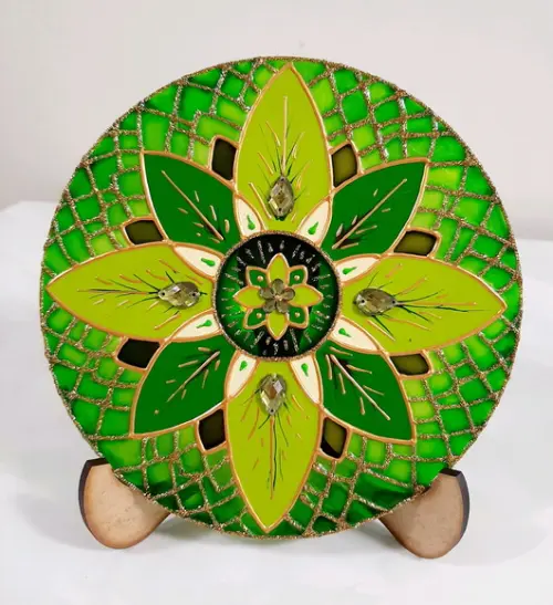 Mandala Saúde para Mesa 15cm