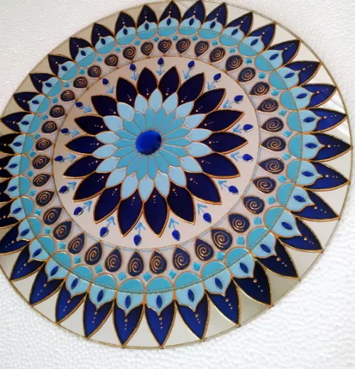 Mandala Serenidade em Acrílico Espelhado de 60cm