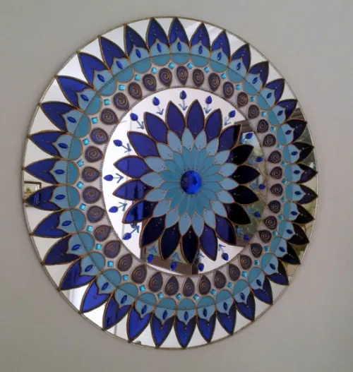 Mandala Serenidade em Acrílico Espelhado de 60cm