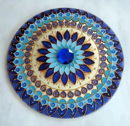 Mandala Serenidade em Espelho 25cm