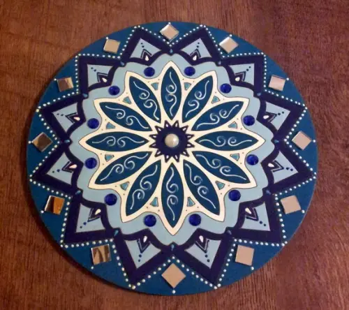 Mandala Serenidade em MDF de 20cm