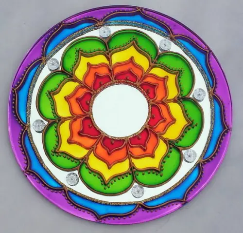 Mandala Vibração das Cores 15cm