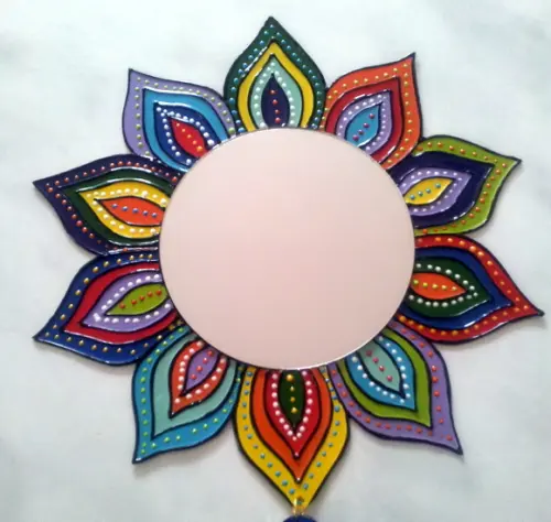 Móbile Flores Coloridas (modelo 1)