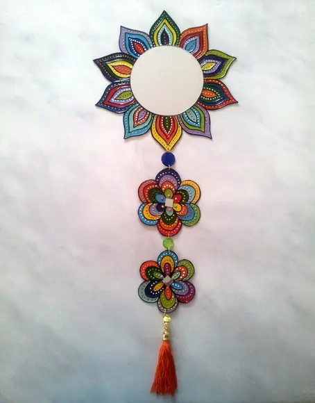 Móbile Flores Coloridas (modelo 1)