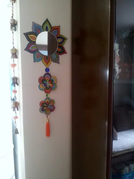 Móbile Flores Coloridas (modelo 1)