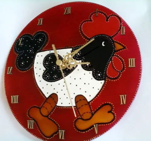 Relógio Galinha 25cm Modelo 2