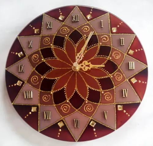Relógio Marrom 25cm