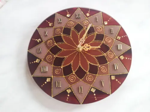 Relógio Marrom 30cm