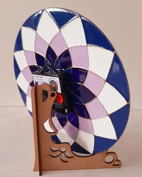 Relógio Violeta de Mesa 20cm