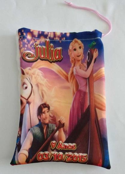 20 Mochilas ou Sacolas Tema Enrolados