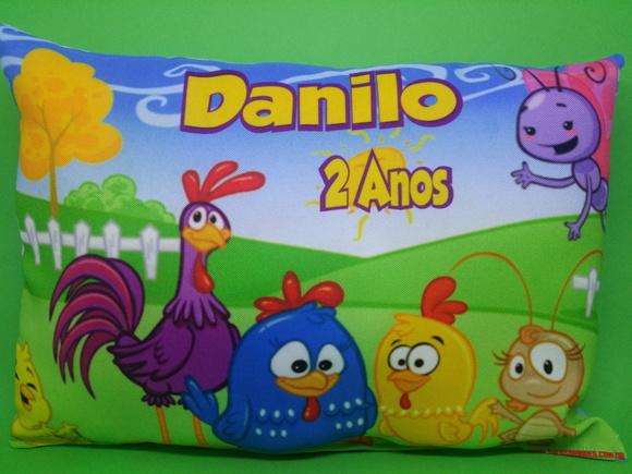 Almofadas 20X15Tema Galinha Pintadinha
