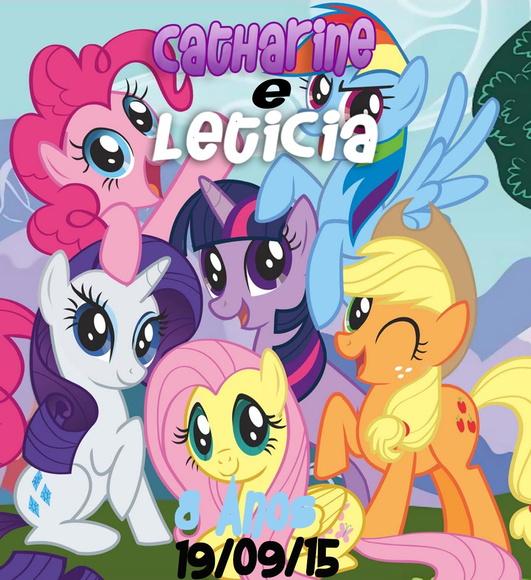 Almofadas 20X30 Tema Little poney
