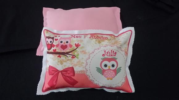 Almofadas 30x20 Tema Coruja PERSONALIZAD