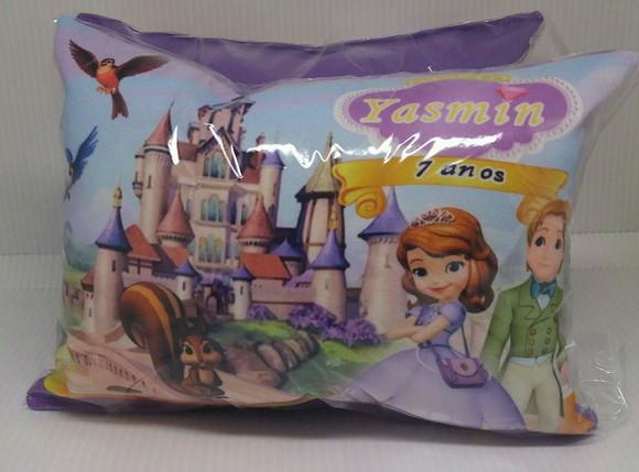 ALMOFADINHA PERSONALIZADA 20 X 15 PRINCESA SOFIA
