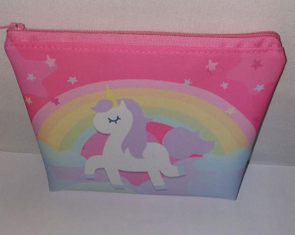 Bolinha necessaire unicórnio