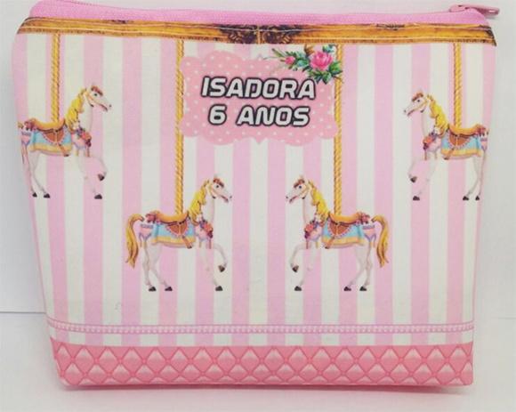 Bolsinha Necessaire - Carrosel Encantado
