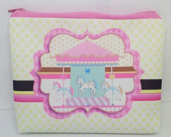 Bolsinha Necessaire - Carrosel encantado