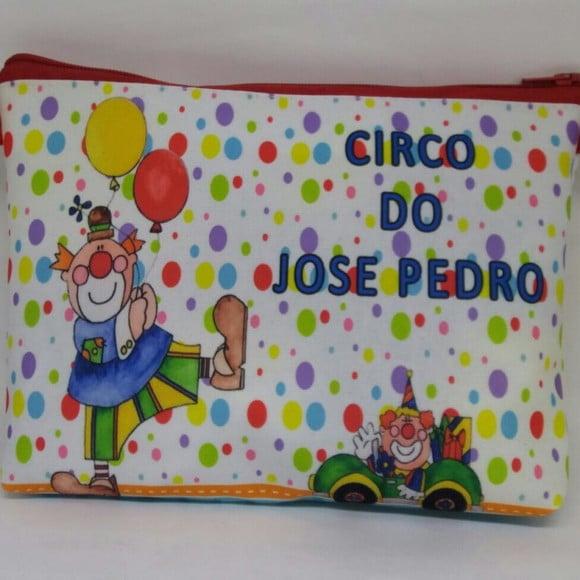 Bolsinha Nécessaire - Tema Circo
