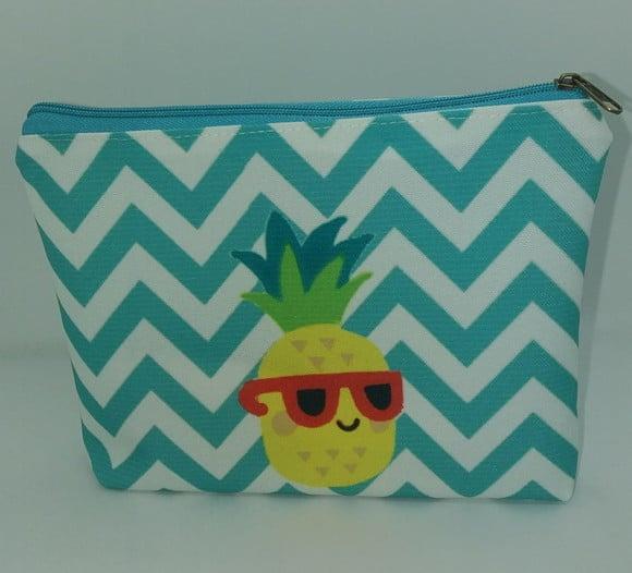 Bolsinha Necessaire -tropical Abacaxi