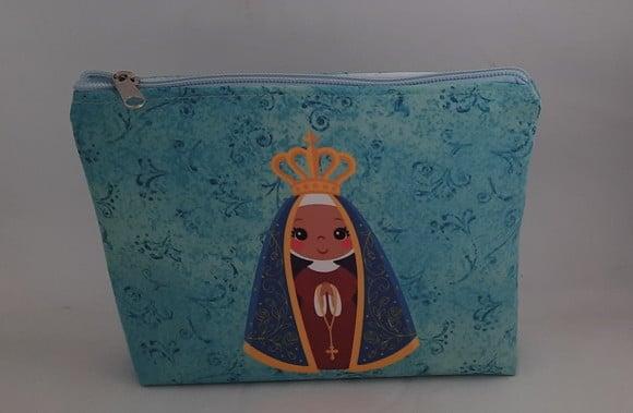 Bolsinha Nécessaire Nossa Senhora de Aparecida