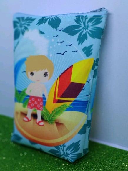 Bolsinha Necessaire Tema Praia