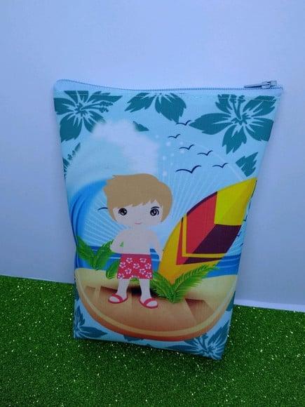 Bolsinha Necessaire Tema Praia
