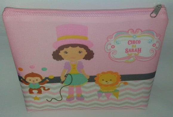 Bolsinhas Necessaire circo Rosa