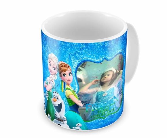 Canecas Frozen QQ tema Fazemos