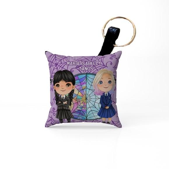 Chaveiro Almofada Wandinha