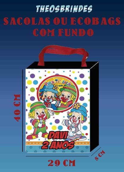 Eco bag Com Fundo Patati Patata Circo