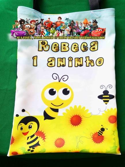 Eco bag 29X40 Abelinhas