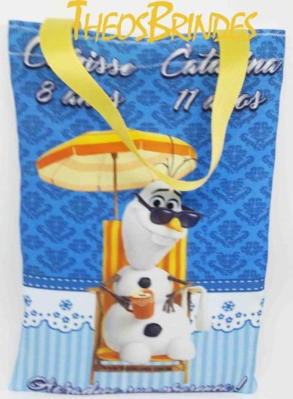 Ecobags Sacolas tema Frozen Forever