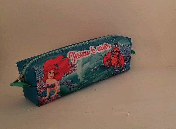 Estojo Pequena Sereia Ariel