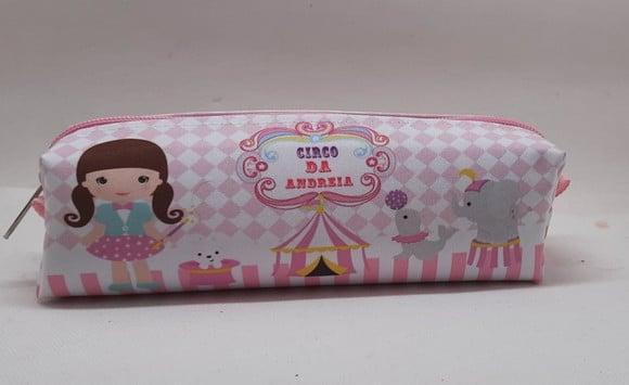 Estojo Personalizado Circo Rosa