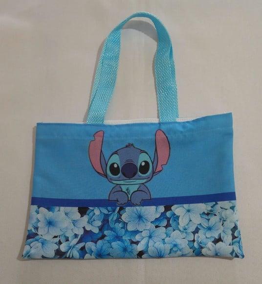 Kit 1 Sacola + 1 Nécessaire Lilo &stitch