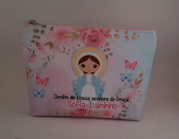 Kit 1 Sacola + 1 Necessaire Nossa Senhora da Graça