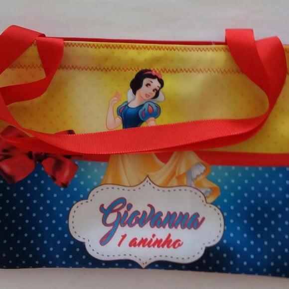 Kit Ecobag + Almofada Branca de Neve